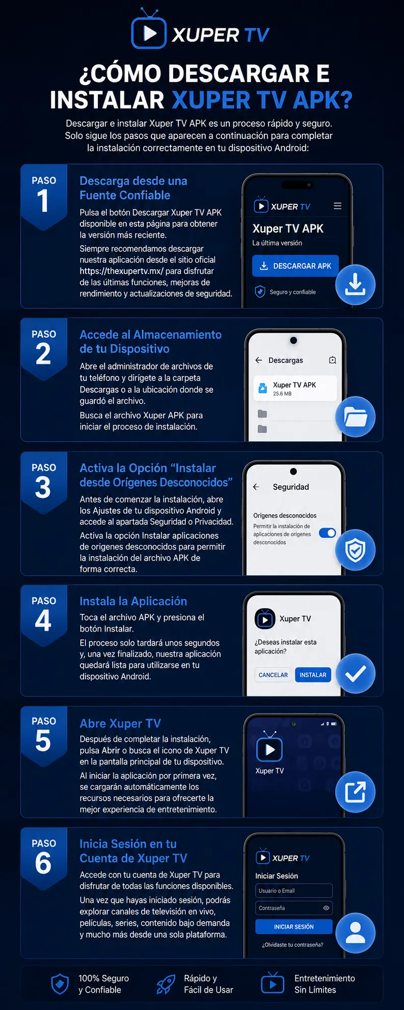 Cómo Descargar e Instalar Xuper TV APK