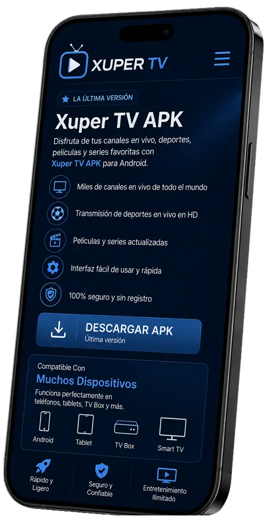 Descargar Xuper apk tv