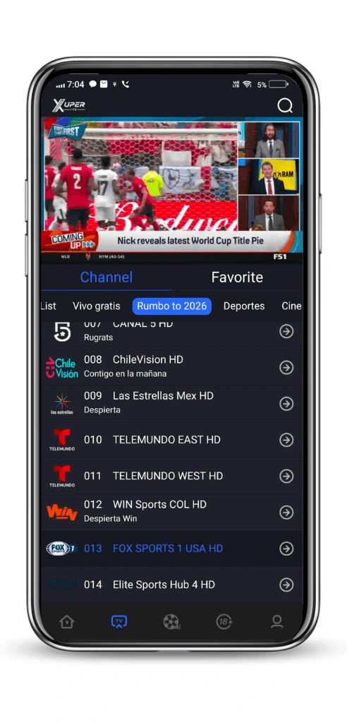 xuper tv app descarga